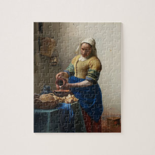 Johannes Vermeer's The Milkmaid Jigsaw Puzzle