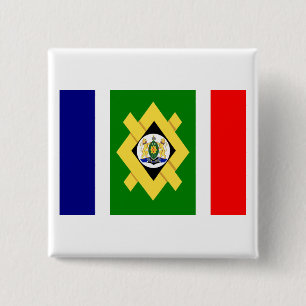 Johannesburg Flag 15 Cm Square Badge