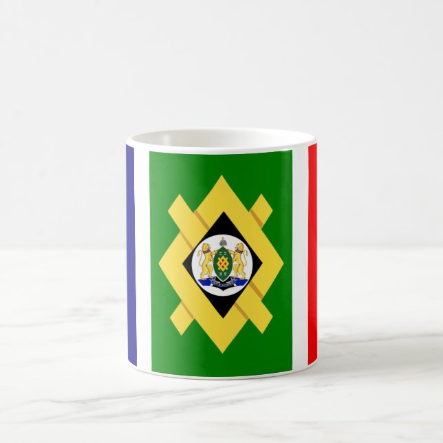 Johannesburg Flag Coffee Mug (Center)