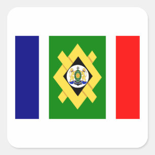 Johannesburg Flag Square Sticker