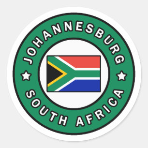 Johannesburg South Africa Classic Round Sticker