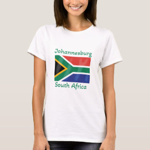 Johannesburg South Africa Flag T-Shirt