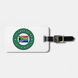 Johannesburg South Africa Luggage Tag