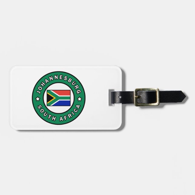 Johannesburg South Africa Luggage Tag (Front Horizontal)