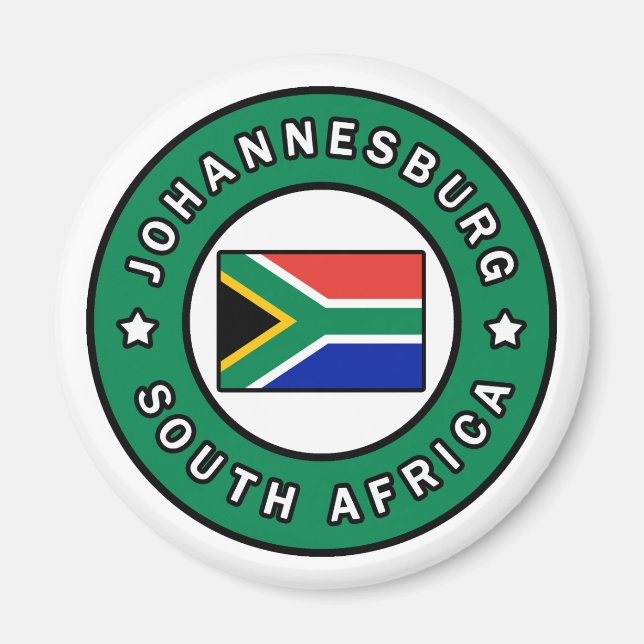 Johannesburg South Africa Magnet (Front)