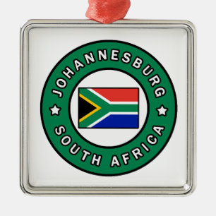 Johannesburg South Africa Metal Ornament