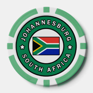 Johannesburg South Africa Poker Chips