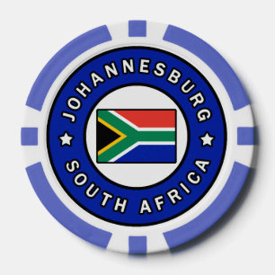 Johannesburg South Africa Poker Chips