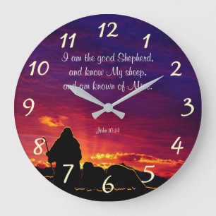 John 10:14   large clock