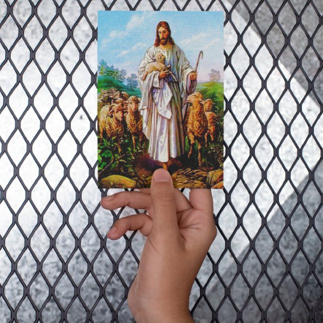 John 10:7-21 I Am the Good Shepherd postcard (Creator Uploaded)