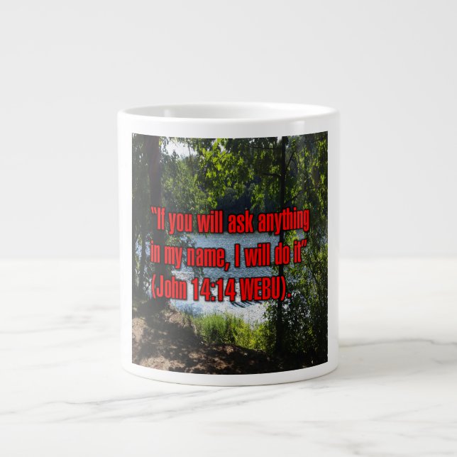 John 14:14 WEBU Mug (Front)