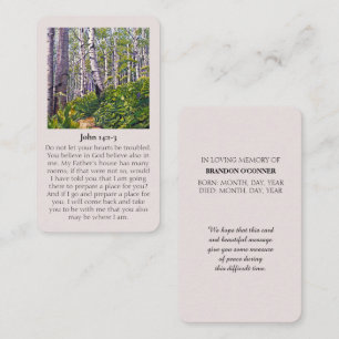 John 14:1-3 Customisable Sympathy Card 