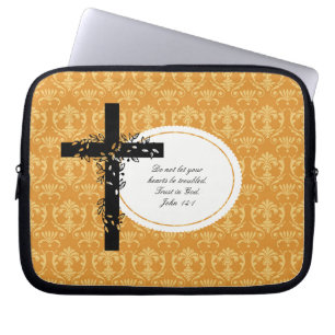 John 14:1 Laptop or Netbook Carrier Sleeve