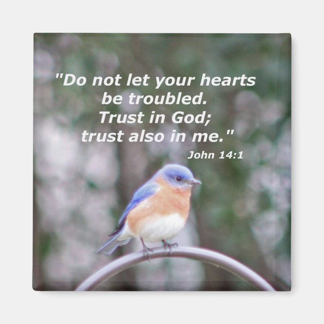 John 14:1 magnet (Front)