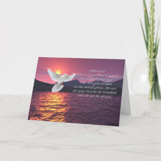 John 14:27 bible quotes card