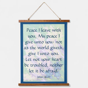 John 14:27 hanging tapestry