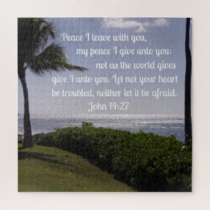 John 14:27 Peace I leave with you Jigsaw Puzzle
