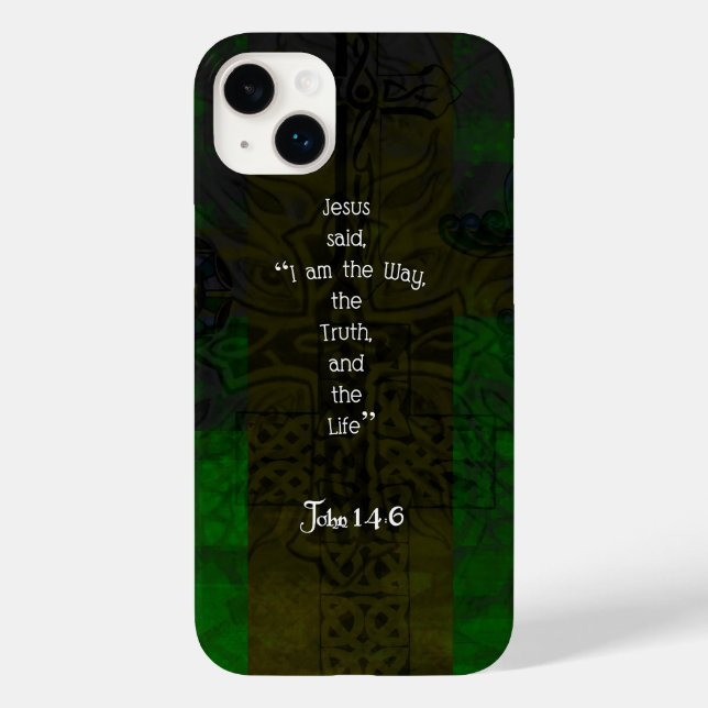 John 14:6 Bible Verse Inspirational Path Quote Case-Mate iPhone Case (Back)