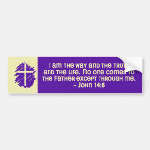 John_14_6 Bumper Sticker