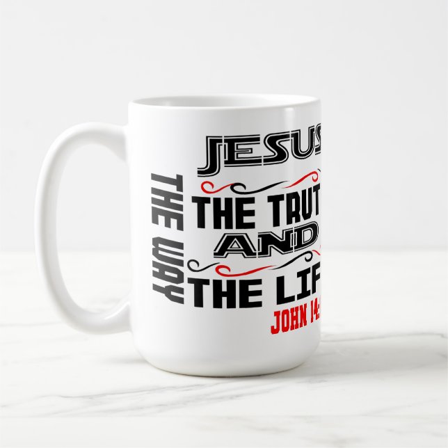 John 14:6 coffee mug (Left)