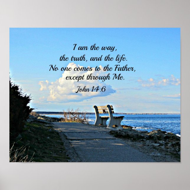John 14:6  I am the way... Poster (Front)
