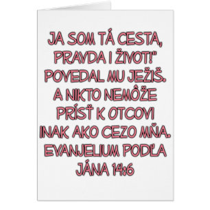 John 14:6 Slovak
