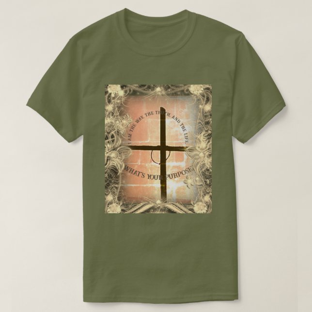 John 14:6 T-Shirt (Design Front)