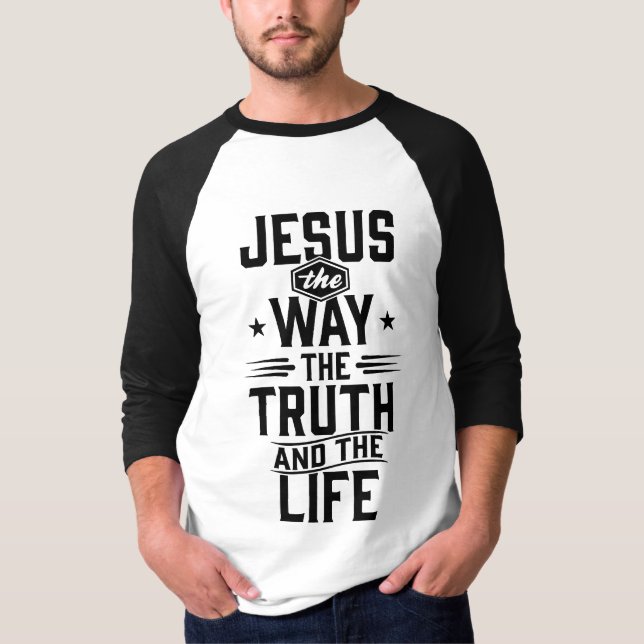 John 14:6 T-Shirt (Front)