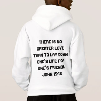 John 15:13 Boys Hoodie
