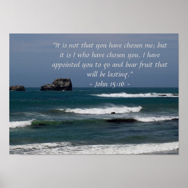 John 15:16 Poster (Front)