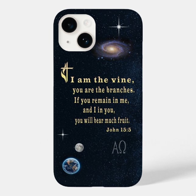 John 15:5  Case-Mate iPhone case (Back)