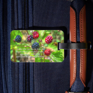 John 15:5 luggage tag