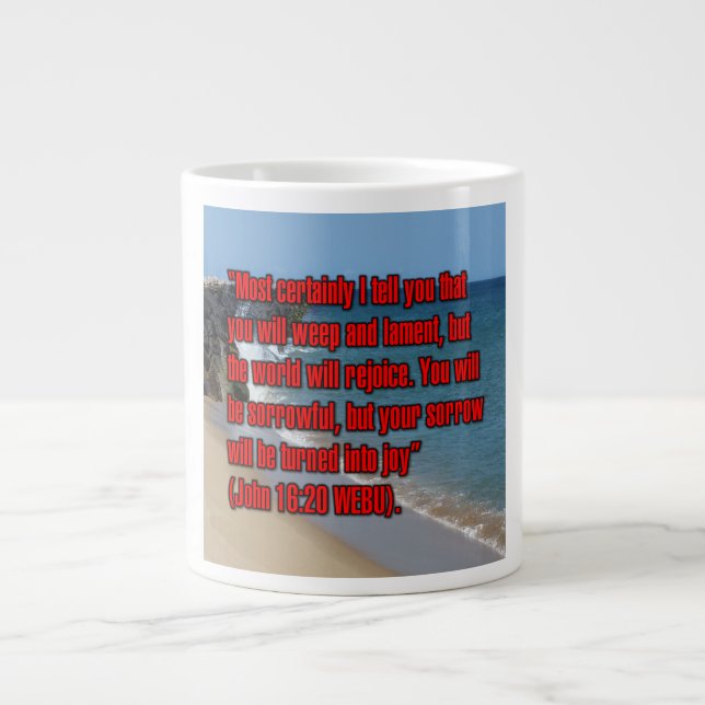 John 16:20 WEBU Mug (Front)