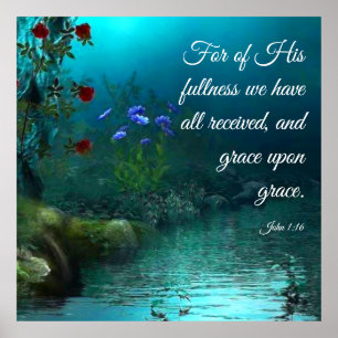 John 1:16  poster