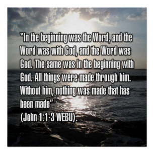 John 1:1-3 WEBU Poster