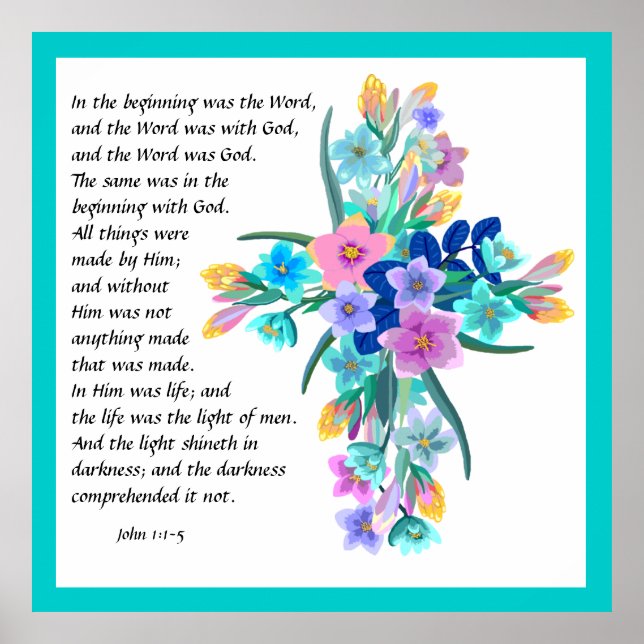 John 1:1-5   poster (Front)