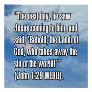 John 1:29 WEBU Poster