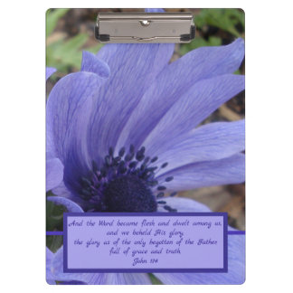 John 1 close-up poppy anemone clipboard
