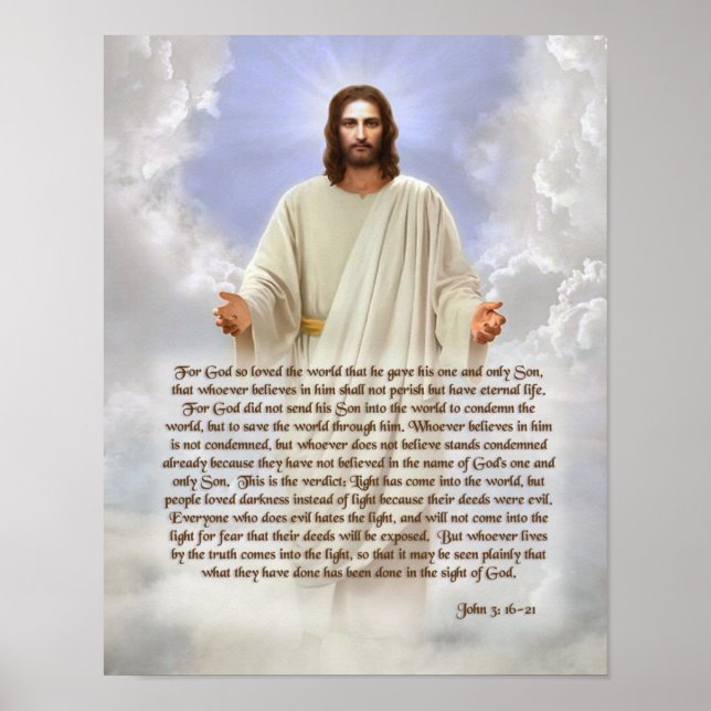 JOHN 3: 16-21 POSTER (Front)