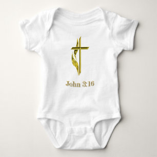 John 3:16 baby bodysuit