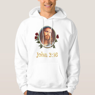 John 3:16 Bible verse Hoodie