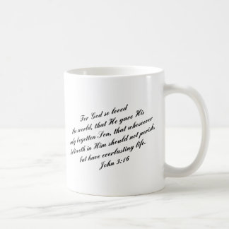 John 3:16 Bible Verse (KJV) Coffee Mug