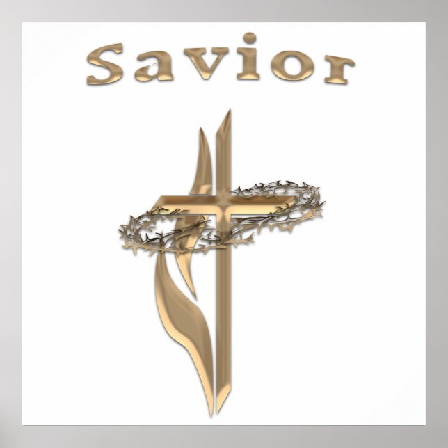 John 3:16 Bible verse Poster (Front)