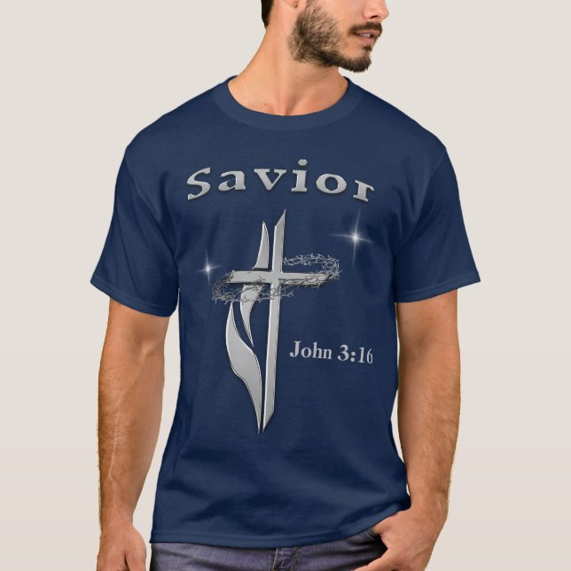 John 3:16 Bible verse T-Shirt (Front)