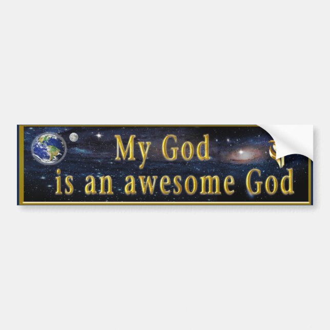 John 3:16 bumper sticker (Front)