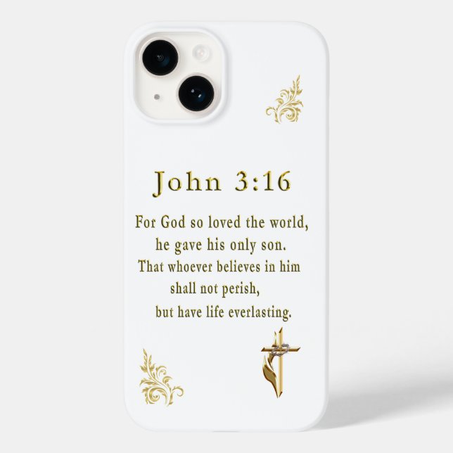 John 3:16 Case-Mate iPhone case (Back)