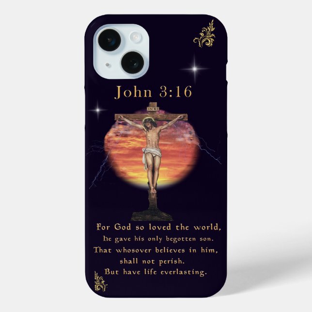 John 3:16 Case-Mate iPhone case (Back)
