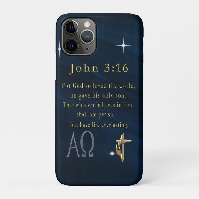 John 3:16 Case-Mate iPhone case (Back)