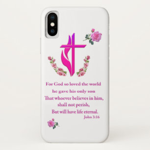 John 3:16 iPhone x case