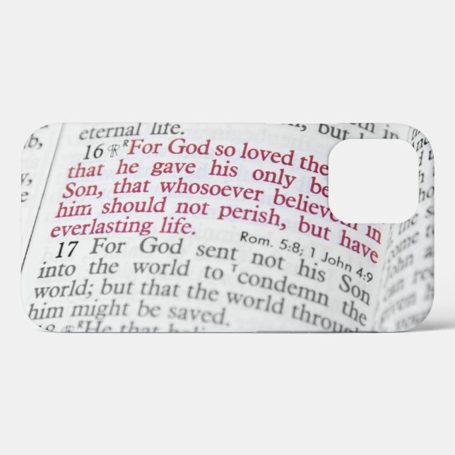 John 3:16 Case-Mate iPhone case (Back (Horizontal))